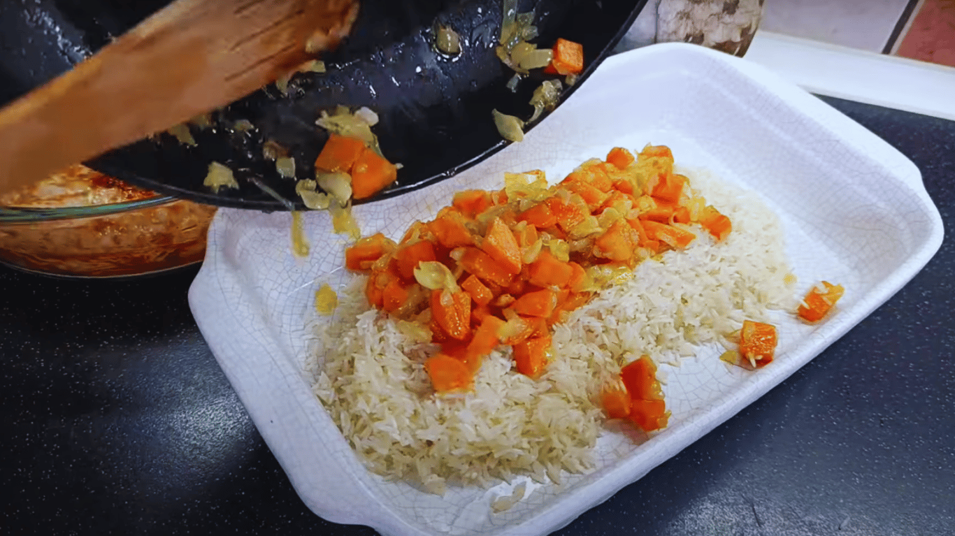 recipe for rice with chicken in the oven