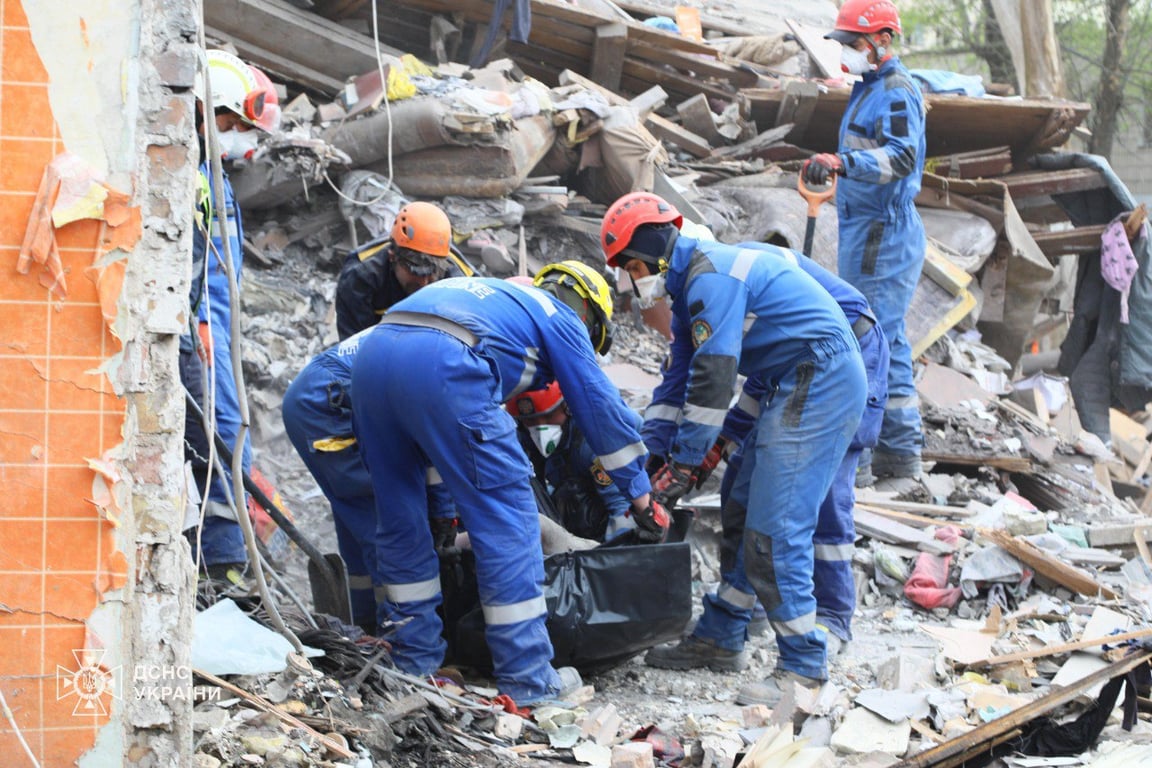 Russia's strike on Kyiv on April 24