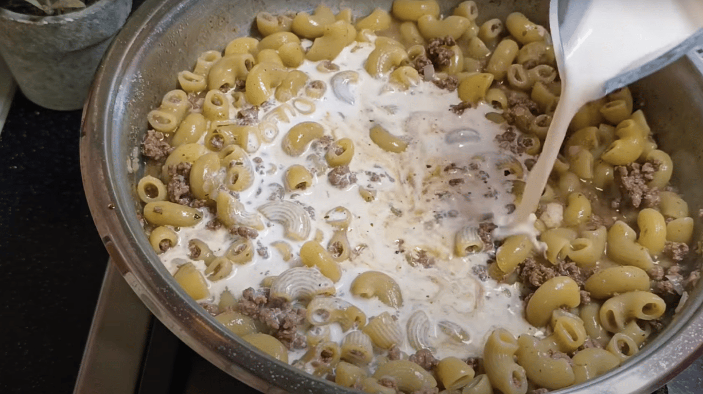 рецепт вечері з макаронів