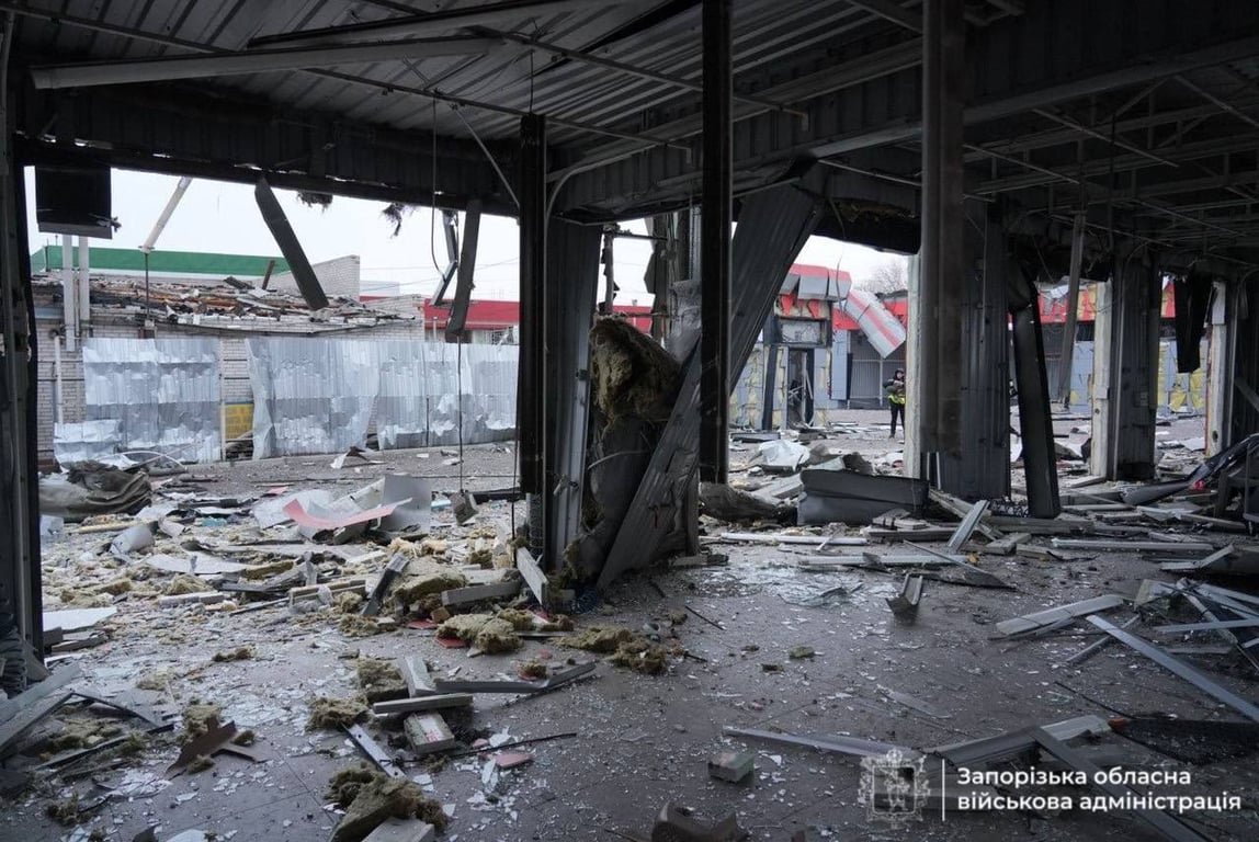 Авіаудар Запоріжжя 6 грудня