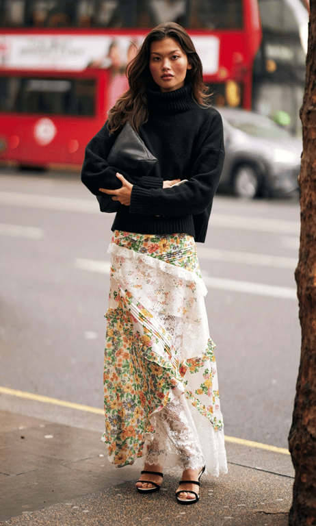 Весною варто звернути увагу на квіткову спідницю