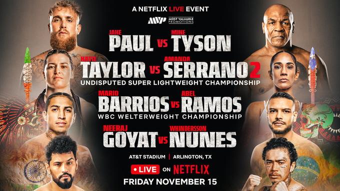 Бой Джейк Пол — Майк Тайсон