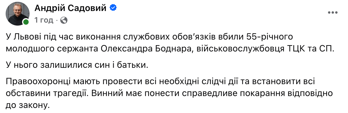 Садовый о нападении на сотрудника ТЦК: Насилию нет оправдания - фото 1
