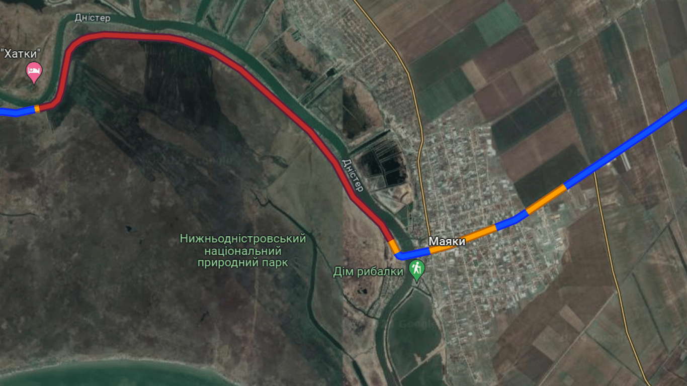 Затори на трасі Одеса - Рені сьогодні вранці, 4 травня