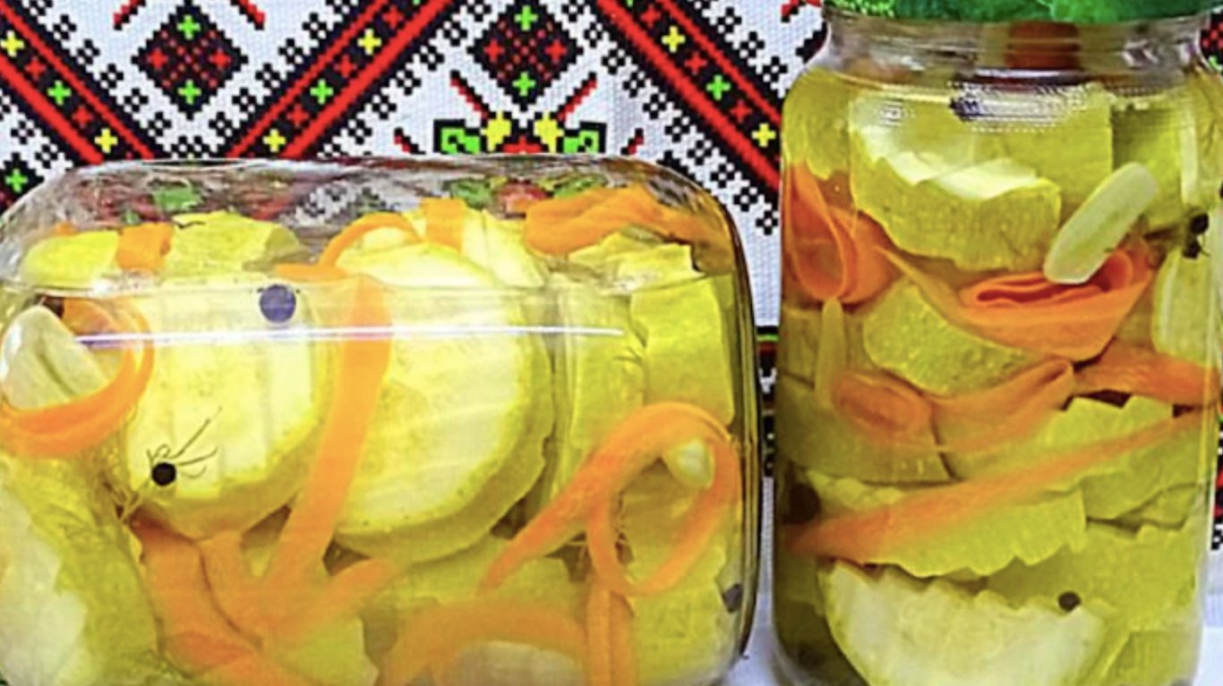 рецепт маринованих кабачків