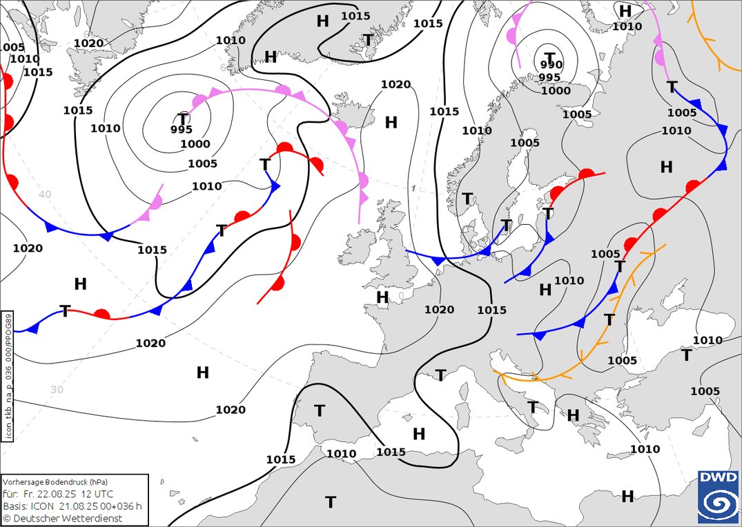 Погода в Україні 22 серпня