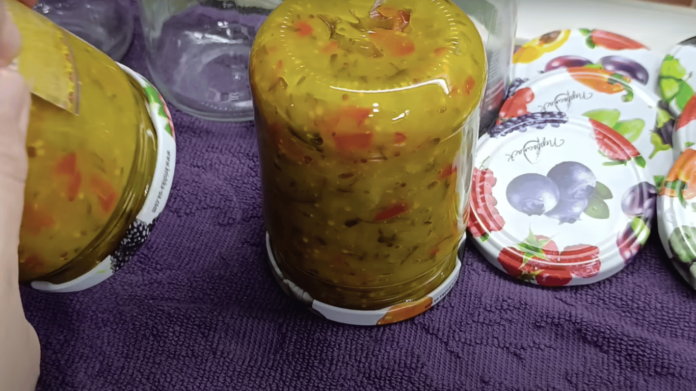 соус з огірками реліш на зиму