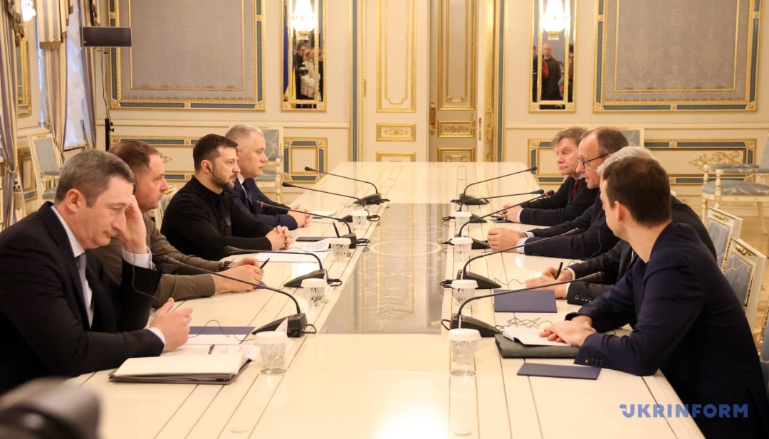 Зеленский зустрівся з Мерцом