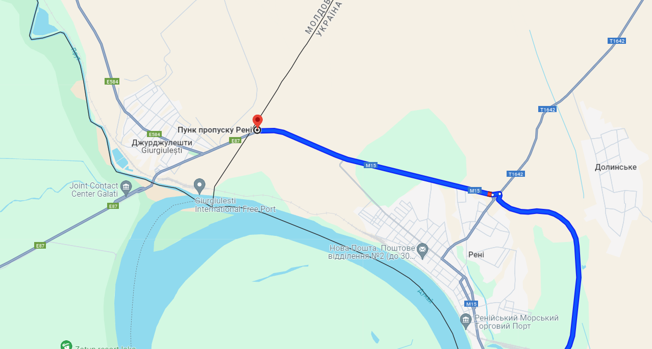 Черги на КПП "Рені — Джюрджюлешть" 20 липня