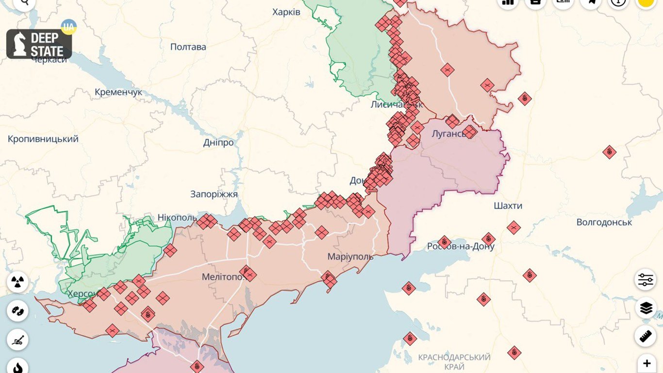 Онлайн-карти війни: головні події на фронті за 28 травня