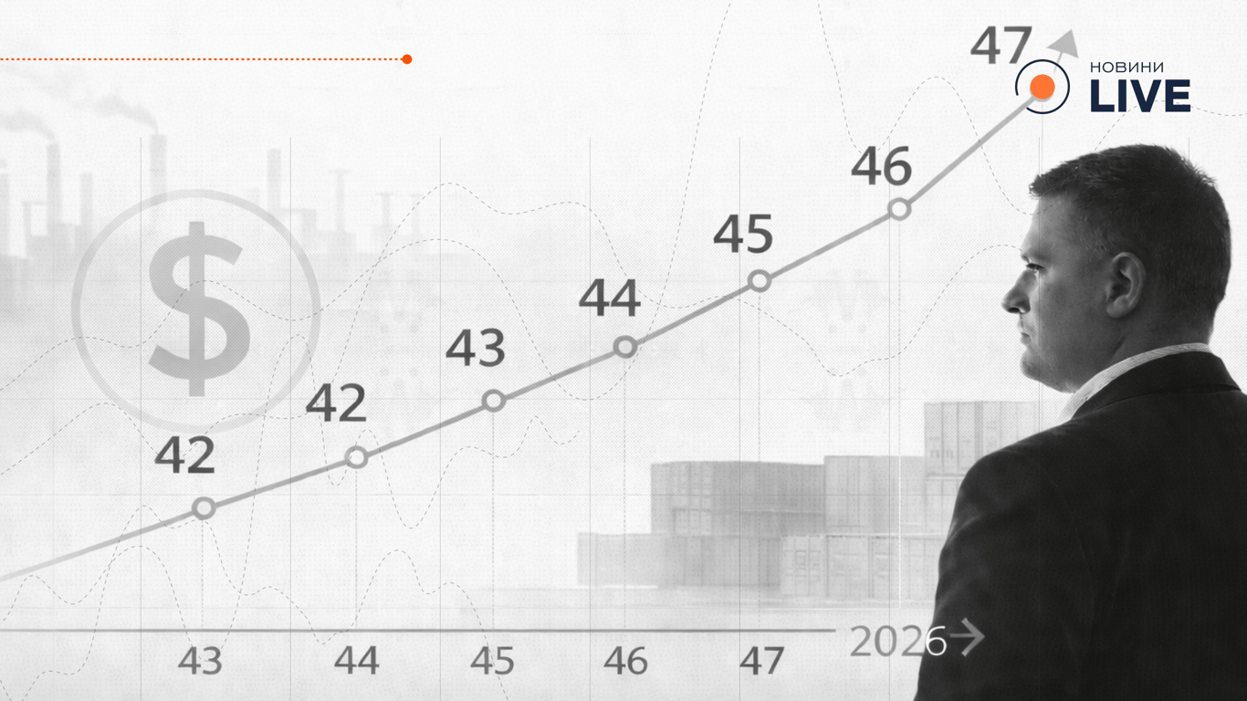 Почему курс доллара может вырасти до 47 гривен в 2026 году