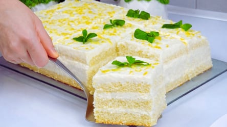 Найпростішій торт з лимонів за копійки — тане в роті - 285x160