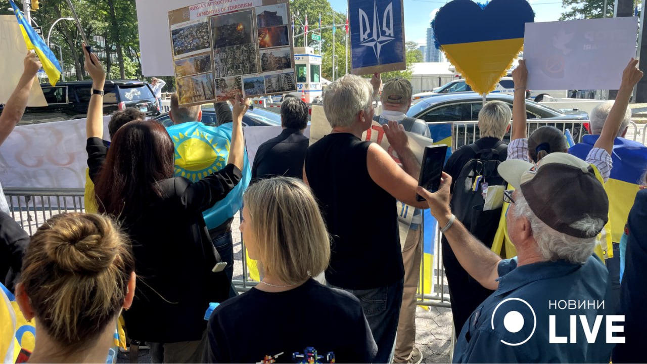 Акція українців біля офісу ООН