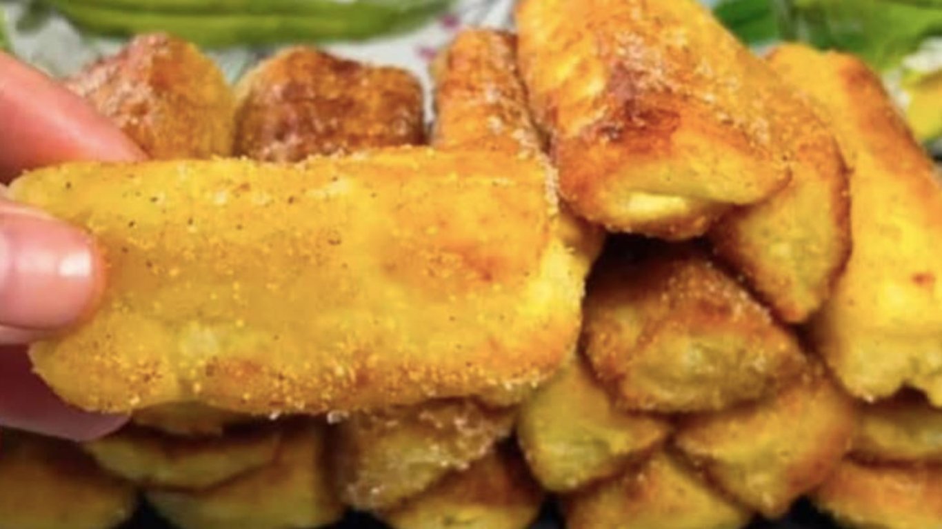 простий рецепт сирних трубочок 