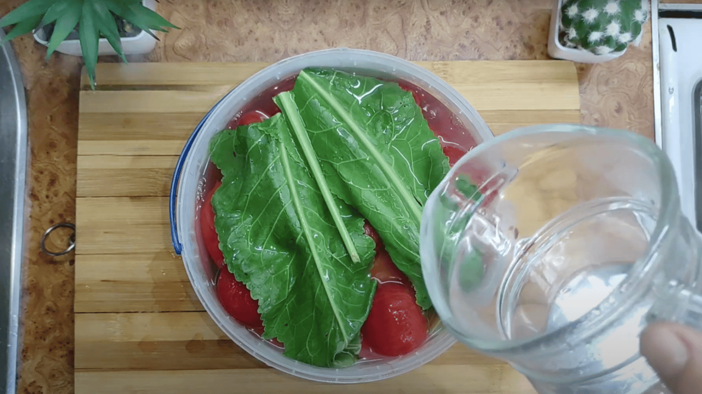 швидкі квашені помідори без шкірки за добу