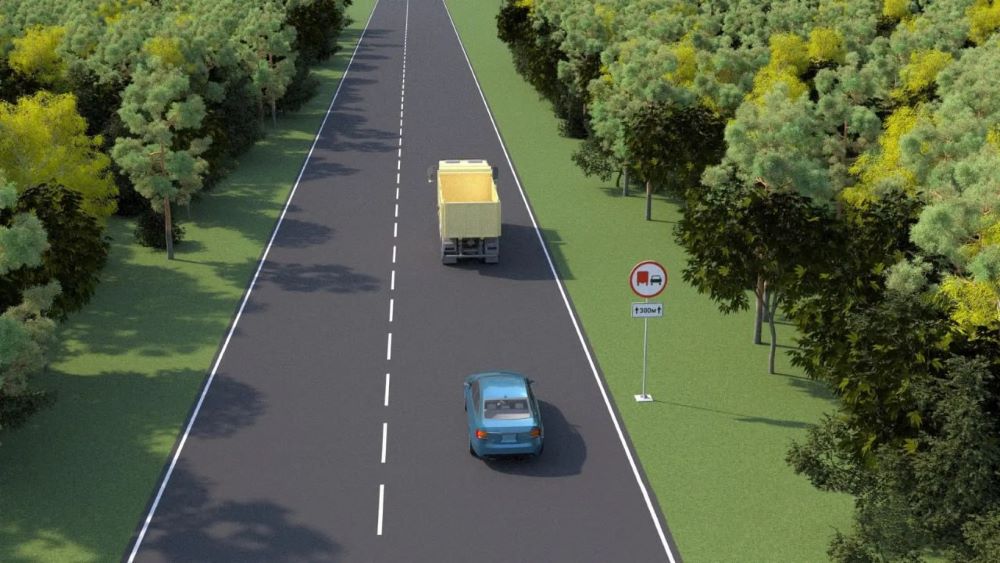 Тестування з ПДР — чи дозволений обгін вантажного автомобіля - фото 1