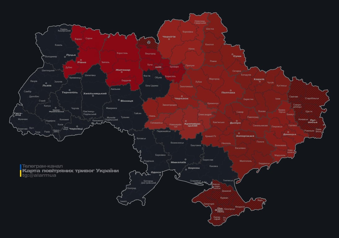 Повітряна тривога у Києві та областях 9 вересня через дрони - фото 2