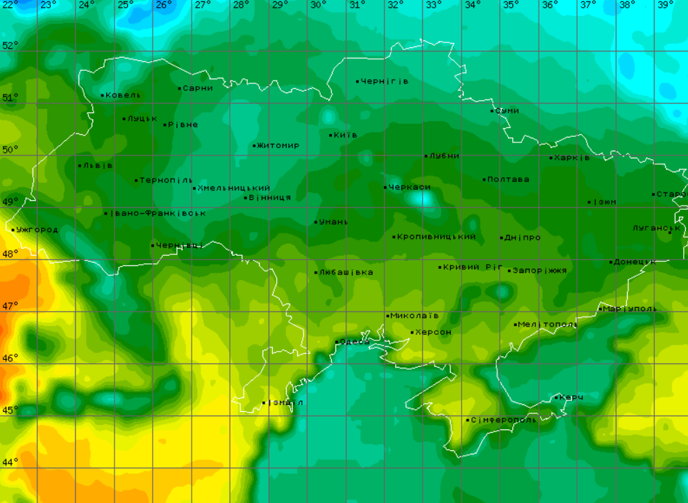 Погода в Україні 10 серпня