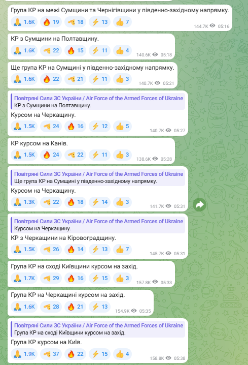 Повітряна тривога в Україні 28 серпня через ракетну небезпеку - фото 1