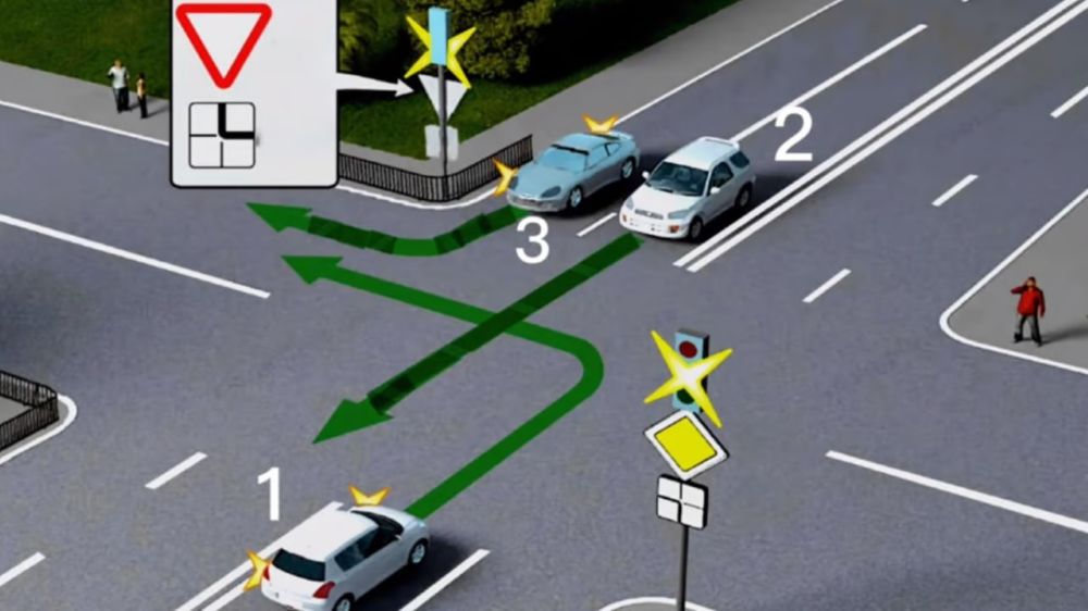Половина новичков ошибаются - как разъехаться на перекрестке - фото 1