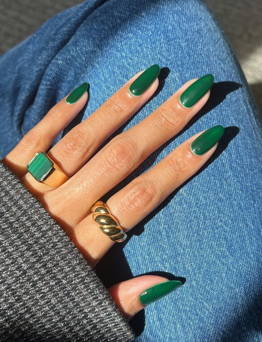In September, the lucky color for manicure will be green