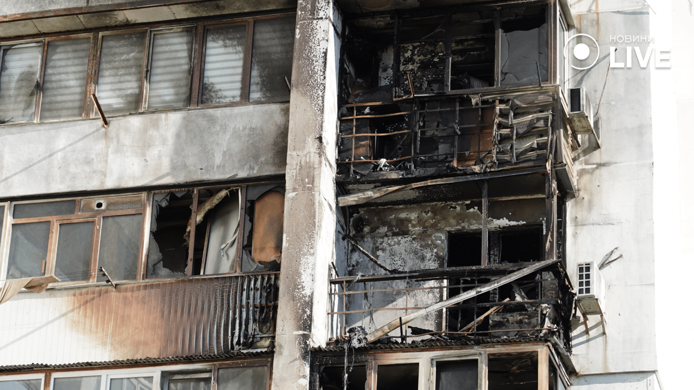 Наслідки дробової атаки на Чорноморськ. Фото: Новини.LIVE/Юлія Браславська