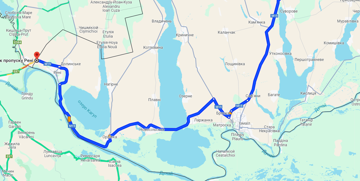 С выездом за границу не стоит спешить — движение на трассе Одесса — Рени затруднено - фото 4