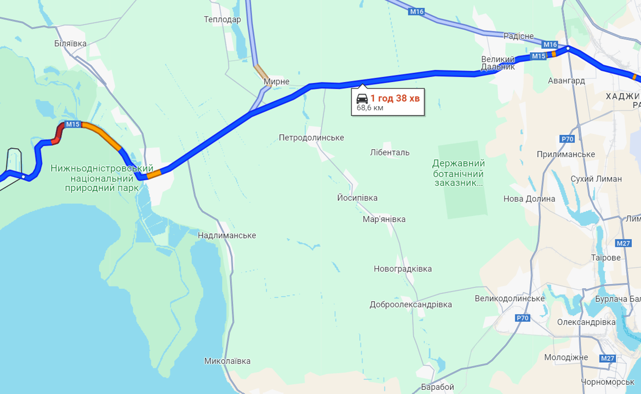 Пробки на Паланку