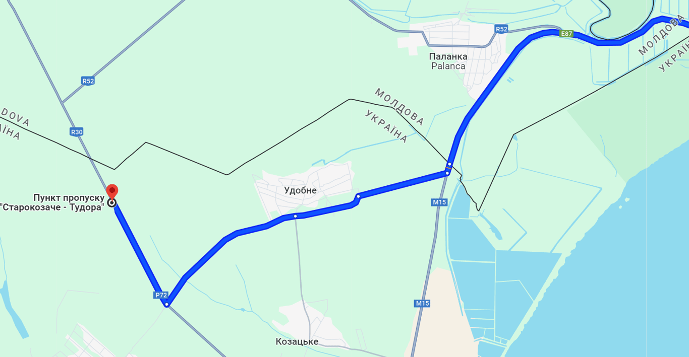 Затори у напрямку Старокозачого