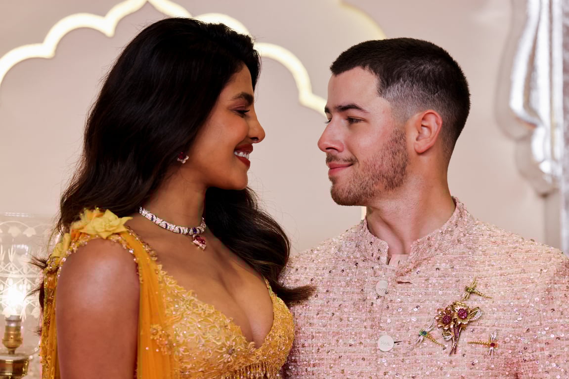 Прянка Чопра и Ник Джонас на свадьбе миллиардера