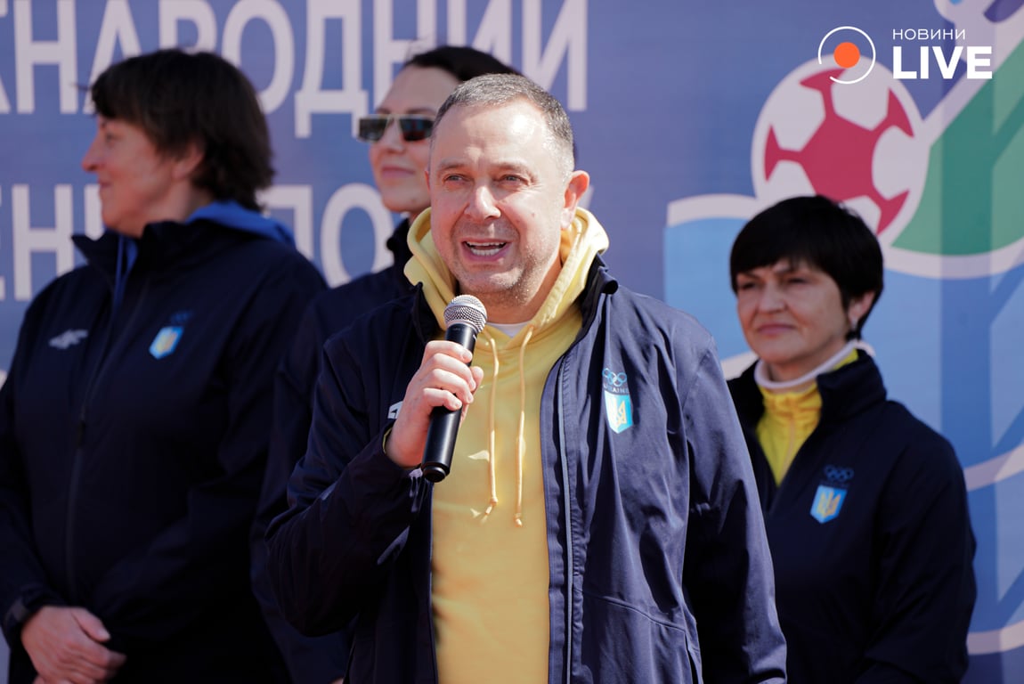 Вадим Гутцайт під час свята у КНУБА