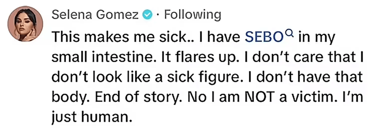 Селена Гомес відповіла на хейт