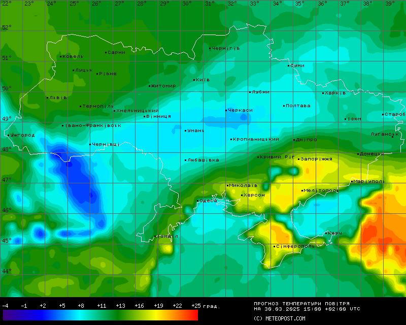 Карта погоди