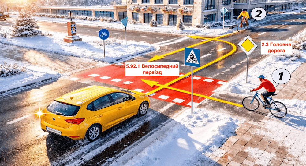 Тест ПДР: хто за ким проїде