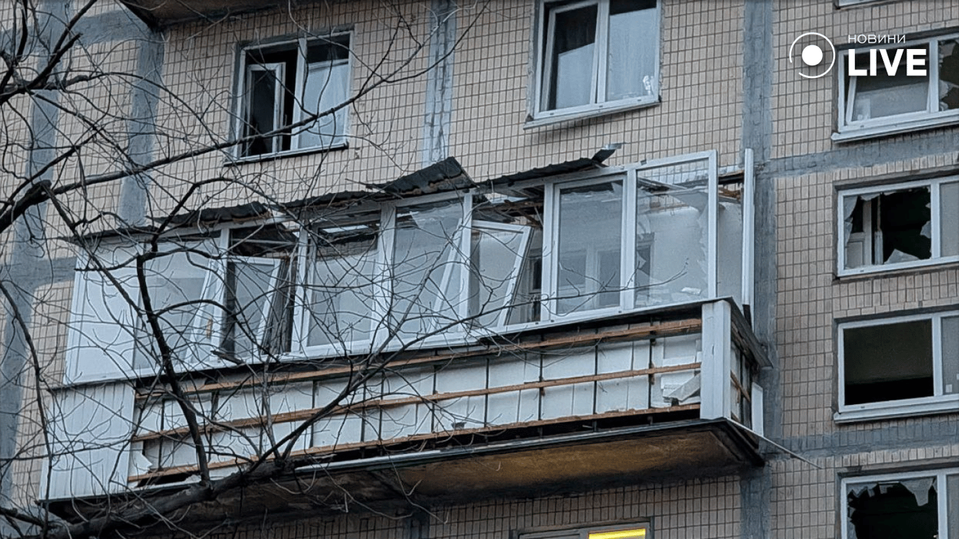 Наслідки обстрілу Києва 23 березня