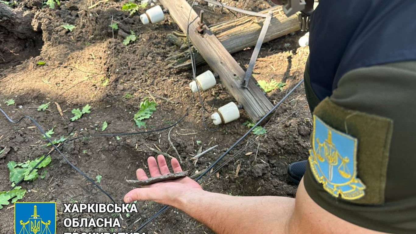 Правоохранители зафиксировали последствия обстрелов в Харьковской области