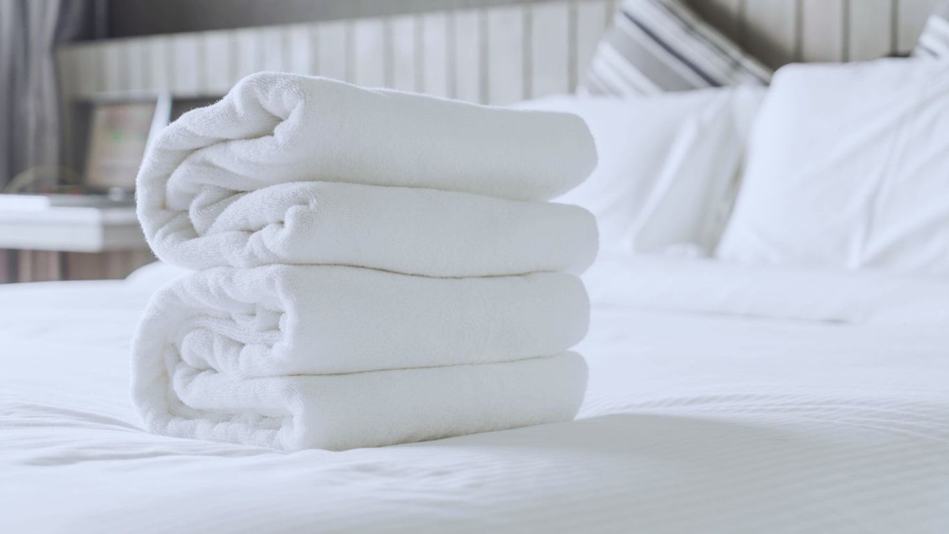 Как отстирать белое полотенце