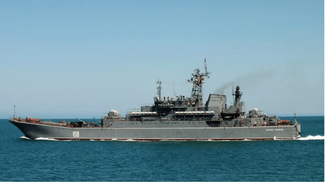 У Генштабі підтвердили знищення ВДК "Цезар Куніков" у Чорному морі