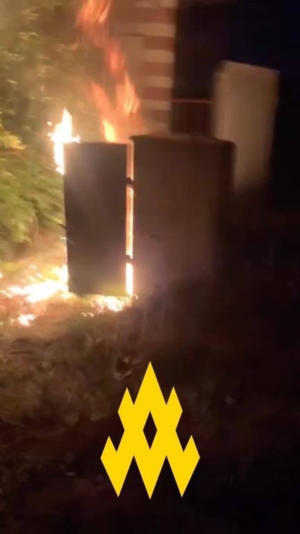 Пошкодження логістики окупантів на Луганщині