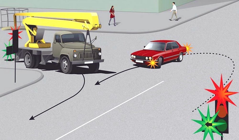 Тест з ПДР: хто першим проїде перехрестя?