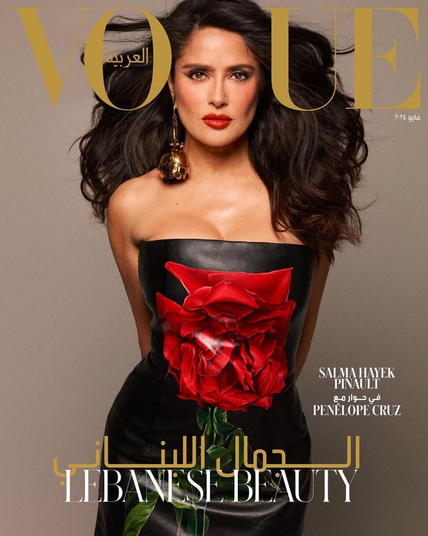 Актриса Сальма Хаек снялась для глянца