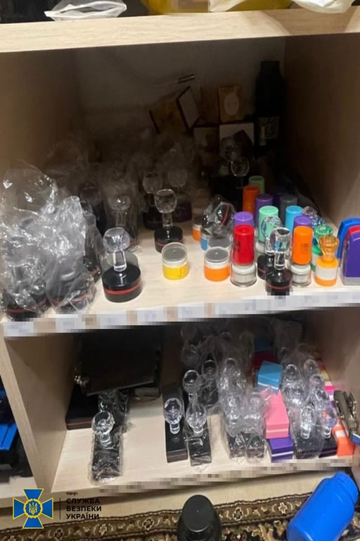 вилучені печатки