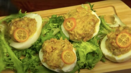 Фаршировані яйця за 10 хвилин —  простий рецепт від українського шеф-кухаря - 285x160
