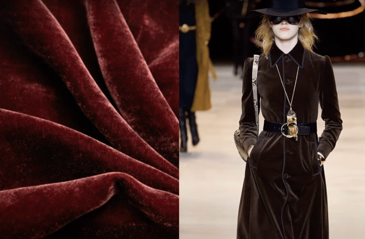 Вещи из бархата набирают популярность