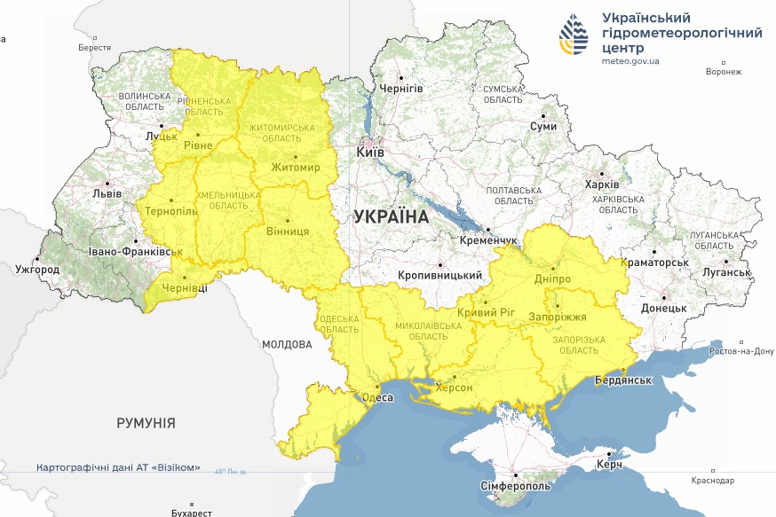 Погода в Україні 21 травня