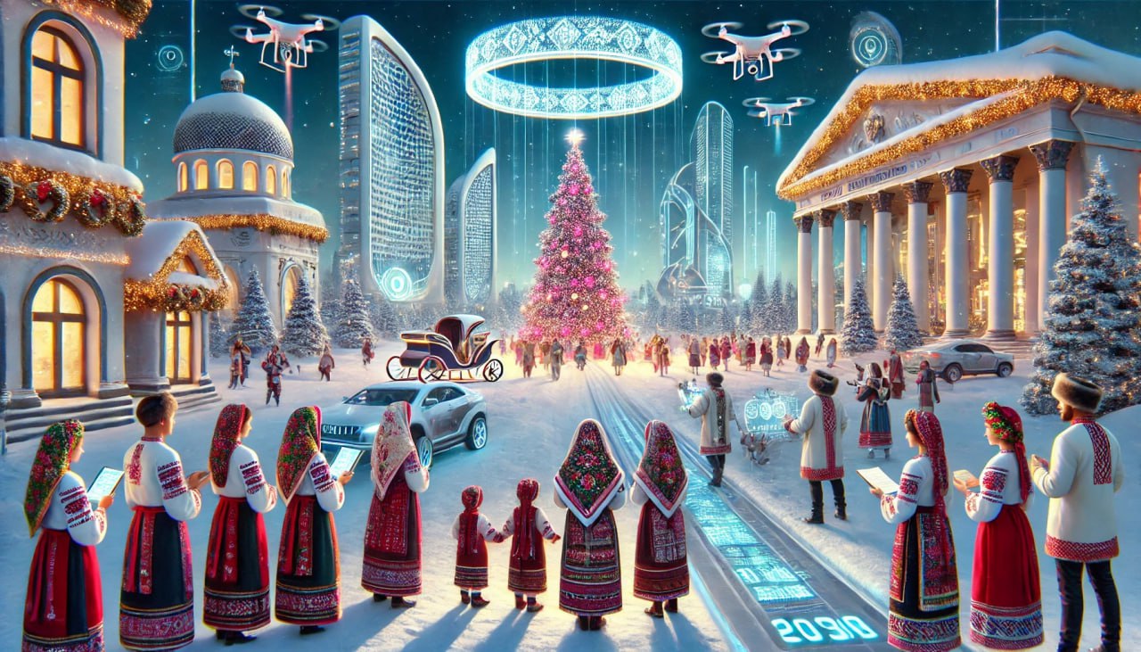 ШІ показав, як українці святкуватимуть Різдво через 50 років - фото 1