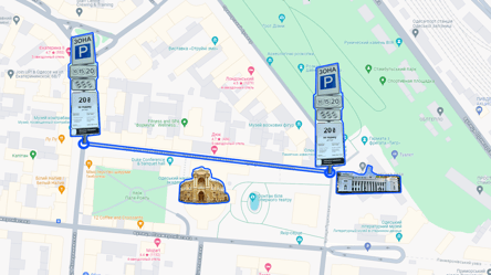 Чтобы припарковать автомобиль в Одессе возле Оперного, нужно будет заплатить - 290x166