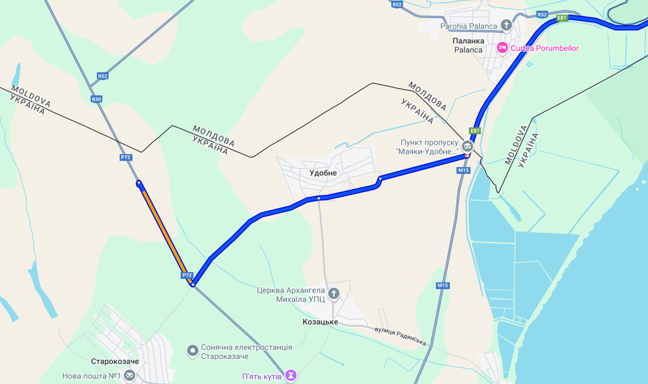 Виїзд за кордон — де ускладнений рух на трасі Одеса-Рені - фото 2