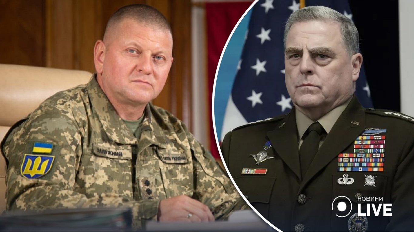 Залужный провел телефонный разговор с генералом США Марком Милли
