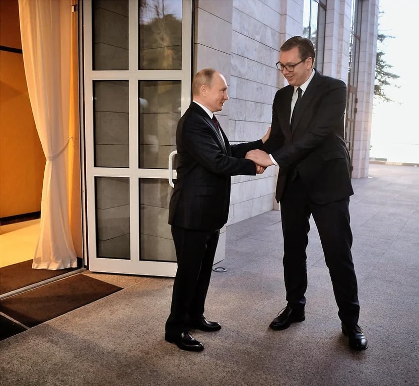 Путін та Вучич